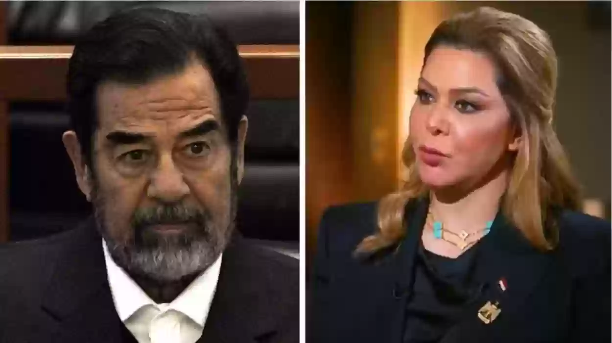  نجلة صدام حسين تنشر فيديو مؤثر لوالدها أثناء النطق بالحكم عليه
